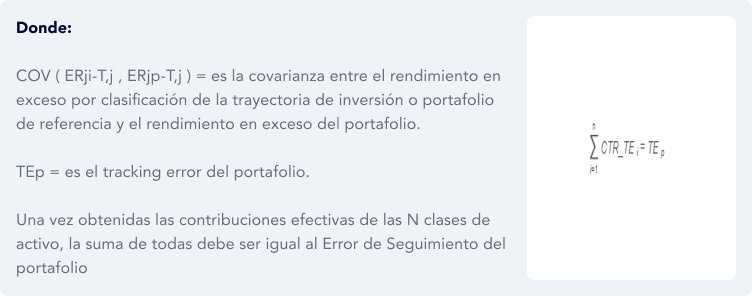 Metodología para determinar el Error de Seguimiento, paso 5